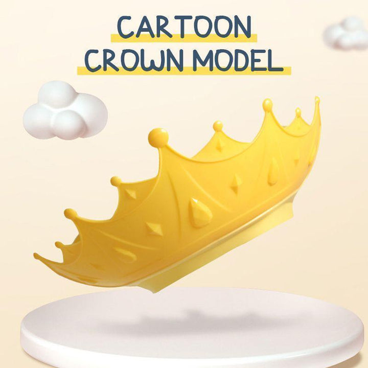 Baby Shower Cap Adjustable Bath Cartoon Crown