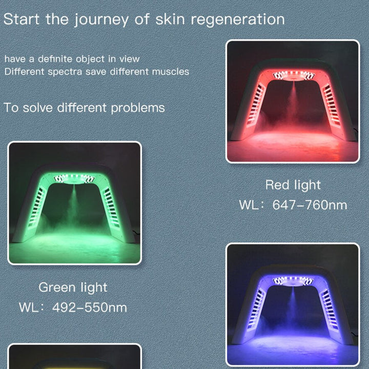 LED Facial Mask PDT Light Therapy 7 Colors